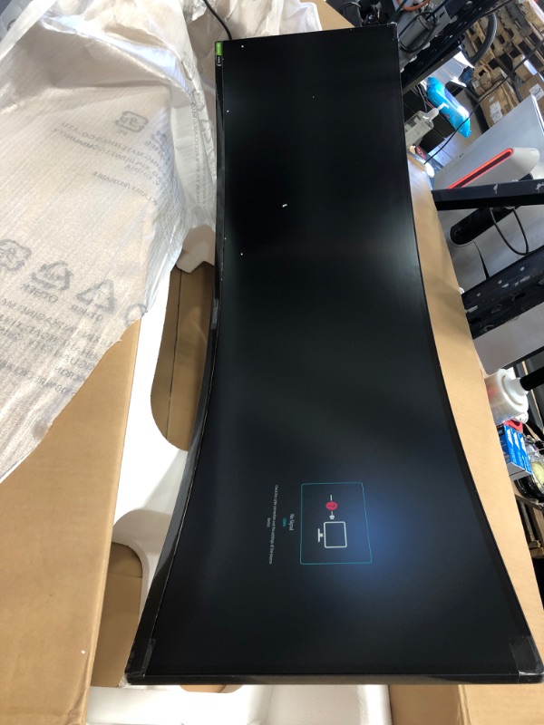 Photo 2 of SAMSUNG 49-inch Odyssey G9 Gaming Monitor | QHD, 240hz, 1000R Curved, QLED, NVIDIA G-SYNC & FreeSync | LC49G95TSSNXZA Model
