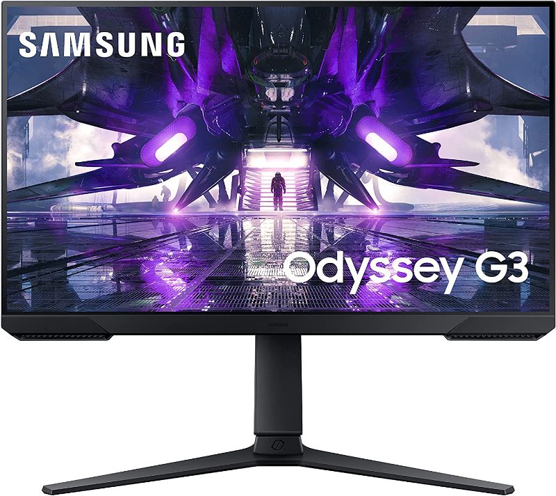 Photo 1 of SAMSUNG Odyssey G3 24-Inch Gaming Monitor, 144hz Monitor, HDMI Monitor, Vertical Monitor, FHD Monitor, AMD FreeSync Premium, G30A (LS24AG302NNXZA)
