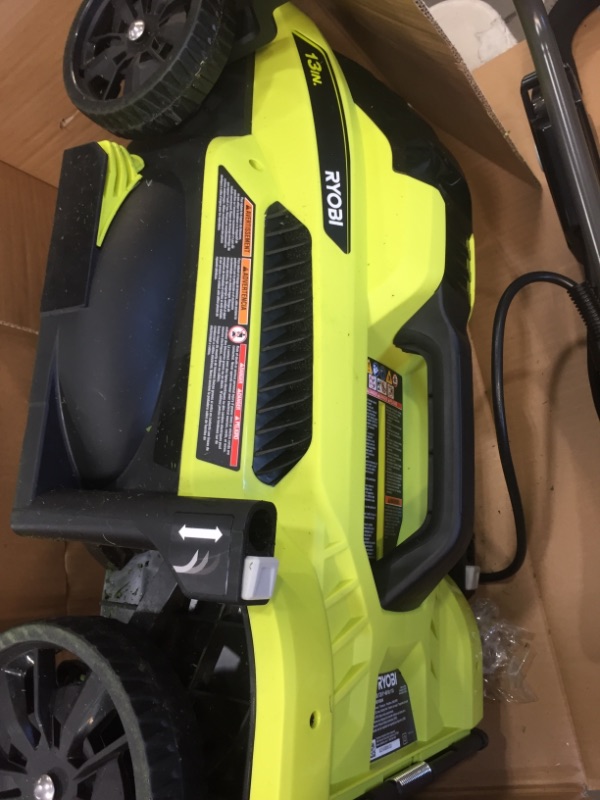 Photo 3 of *READ BELOW* RYOBI
13 in. 11 Amp Corded Electric Walk Behind Push Mower