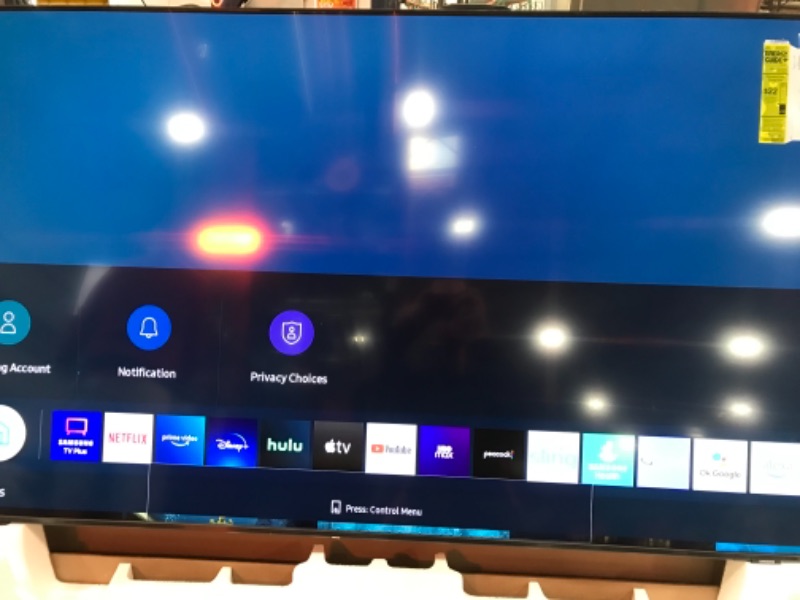 Photo 3 of Samsung | 65 | Au8000 | Crystal Uhd | Smart TV | Un65au8000fxza | 2021 Quantum Dot LED Backlight Bixby Alexa Google Assistant Supported Netflix Ama...
