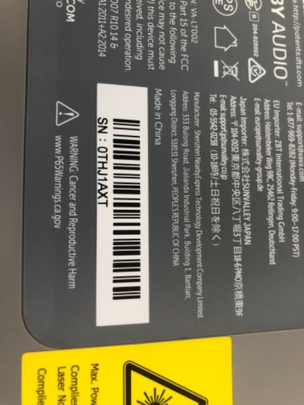 Photo 1 of ***PARTS ONLY*** VAVA 4K Projector
