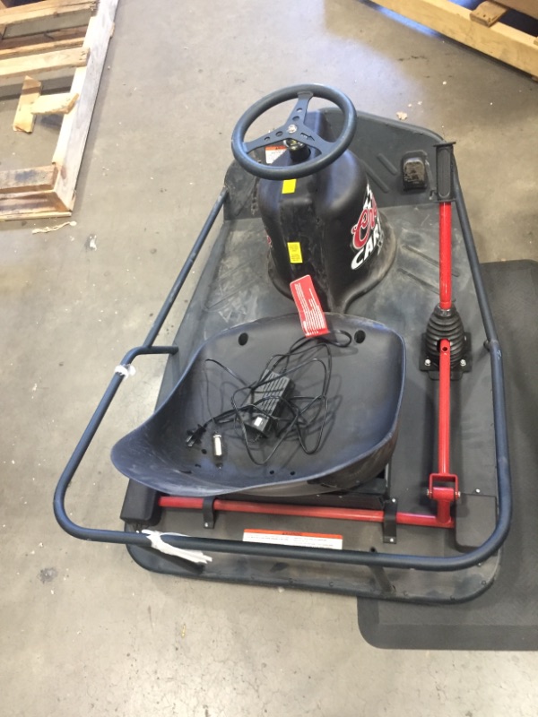 Photo 1 of DOES NOT TURN WHEEL/HAVE POER TO WHEEL WHEN PRESS ON THE GAS)
Razor Crazy Cart XL - 36V Electric Drifting Go Kart - Variable Speed, Up to 14 mph, Drift Bar for Controlled Drifts, Adult-Size Fun