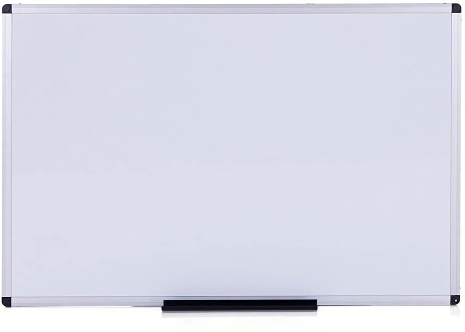 Photo 1 of VIZ-PRO Magnetic Dry Erase Board / Whiteboard, 5' X 3', Silver Aluminium Frame
