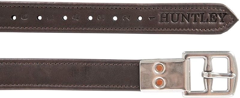 Photo 1 of Huntley Equestrian Sedgwick Leather Non Stretch Flat Buckle Stirrup Leathers - 54"