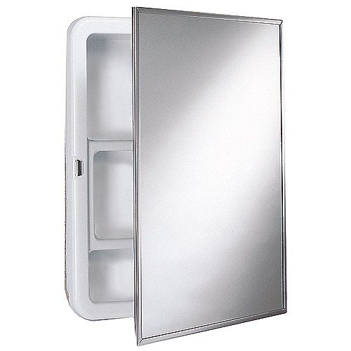 Photo 1 of 10.5 in. W x 22.25 in. H x 4.75 in. Surface Mount Medicine Cabinet in 4-Tier Wall Mounted with Tempered Glass