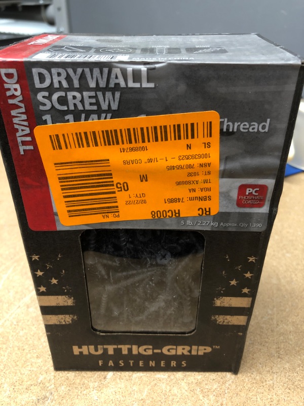 Photo 1 of  HUTTIG-GUARD 1-1/4 x 6 Screw Coarse #2 Drive Sharp Point