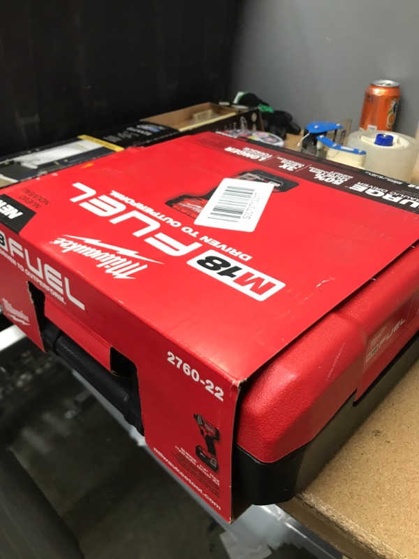 Photo 1 of M18 FUEL SURGE 18-Volt Lithium-Ion Brushless Cordless 1/4 in. Hex Impact Driver Compact Kit with Two 5.0 Ah Batteries...
**Product Is Brand New** - **Retail Packaging Maybe Opened or Damaged**