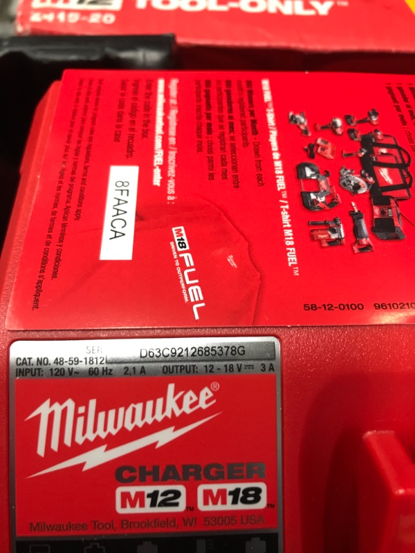 Photo 1 of M18 FUEL SURGE 18-Volt Lithium-Ion Brushless Cordless 1/4 in. Hex Impact Driver Compact Kit with Two 5.0 Ah Batteries...
**Product Is Brand New** - **Retail Packaging Maybe Opened or Damaged**