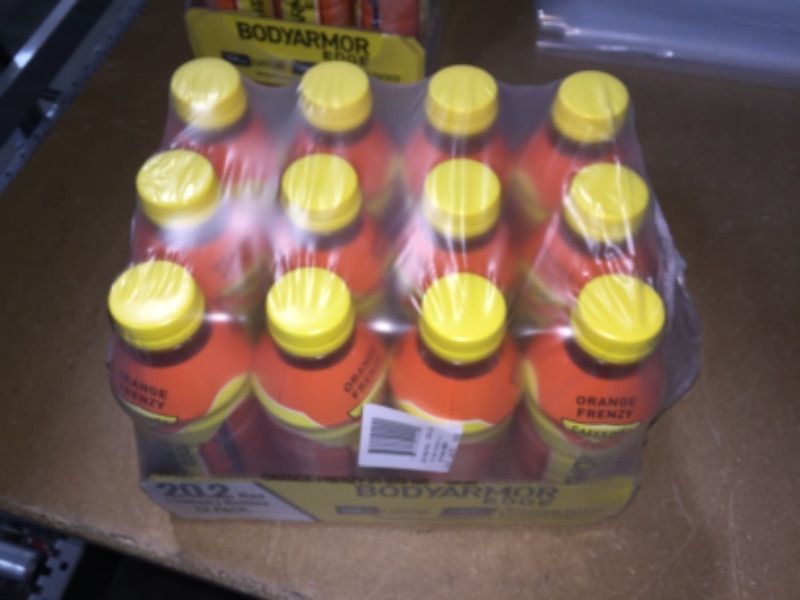 Photo 1 of *Made: 03/14/2021* *No Expiration Date* BODYARMOR EDGE Orange Frenzy 20oz 12ct