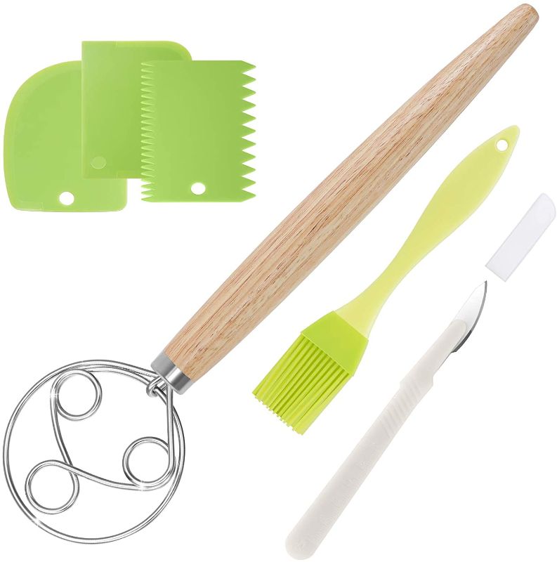 Photo 1 of 2 pack Danish Dough Whisk Large Bread Mixer
