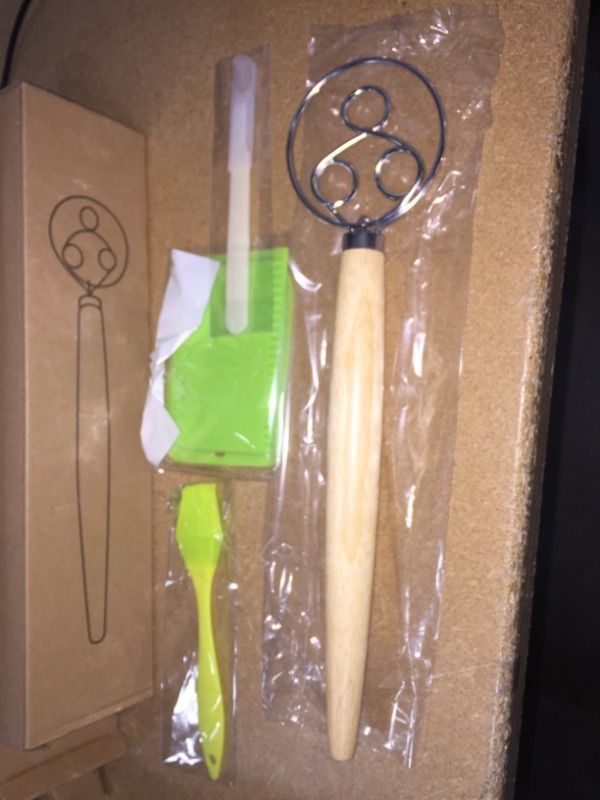 Photo 1 of 2 pack Danish Dough Whisk Large Bread Mixer
