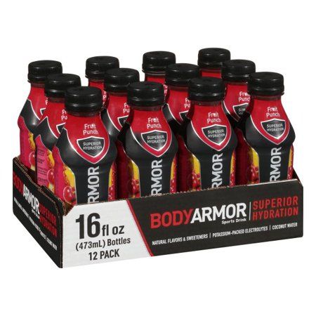 Photo 1 of *EXP DATE 3/14/2021* BODYARMOR EDGE Sports Drink, Caffeine + Electrolytes, Orange Frenzy, 20 Fl Oz (Pack of 12)
