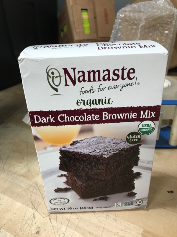 Photo 2 of *EXP DATE (WHEAT FLOUR) 04/07/22** *EXP DATE (BROWNIE MIX) 03/2022** *EXP DATE (DARK CHOCOLATE) 04/20/22** NONREFUNDABLE BAG OF MIXED FOOD ITEMS - KETO WHEAT FLOUR, NAMASTE ORGANIC DARK CHOCOLATE BROWNIE MIX, DARK CHOCOLATE (12 BARS) 