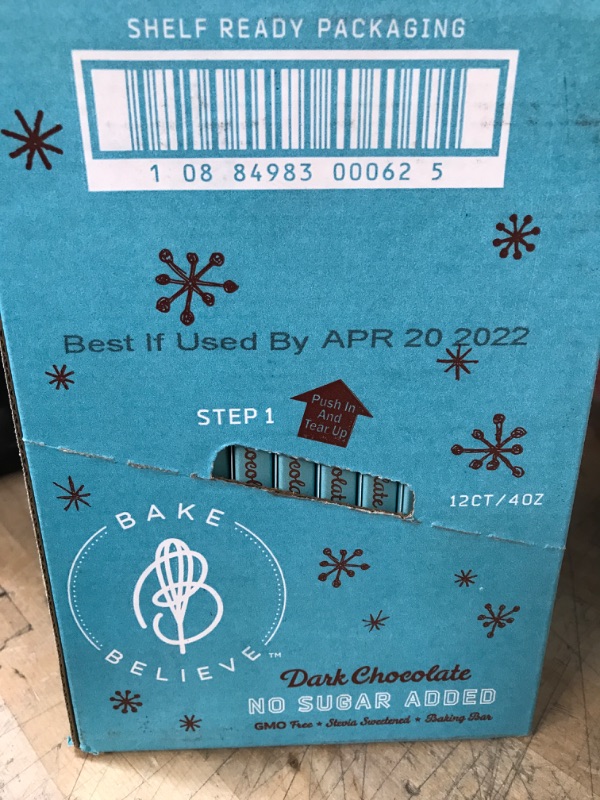 Photo 4 of *EXP DATE (WHEAT FLOUR) 04/07/22** *EXP DATE (BROWNIE MIX) 03/2022** *EXP DATE (DARK CHOCOLATE) 04/20/22** NONREFUNDABLE BAG OF MIXED FOOD ITEMS - KETO WHEAT FLOUR, NAMASTE ORGANIC DARK CHOCOLATE BROWNIE MIX, DARK CHOCOLATE (12 BARS) 