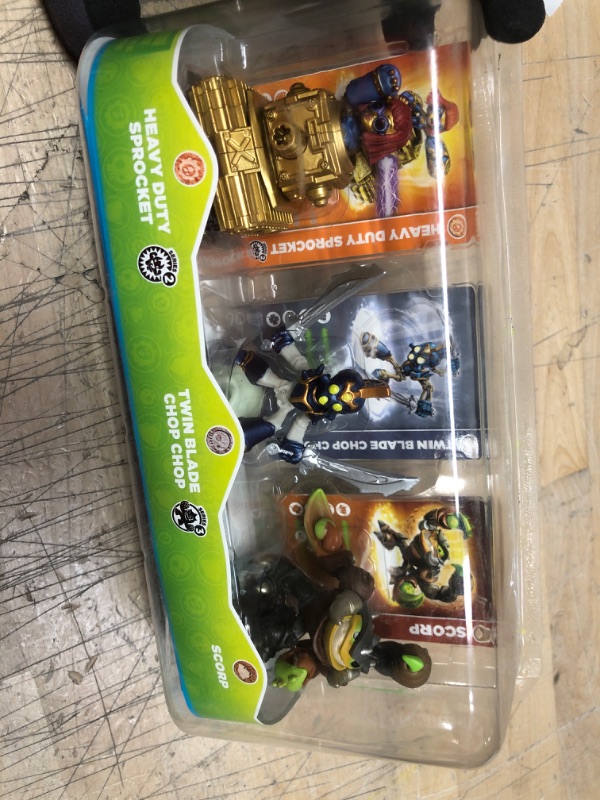 Photo 2 of Skylanders SWAP Force Triple Character Pack: Scorp, Twin Blade Chop Chop, Heavy Duty Sprocket