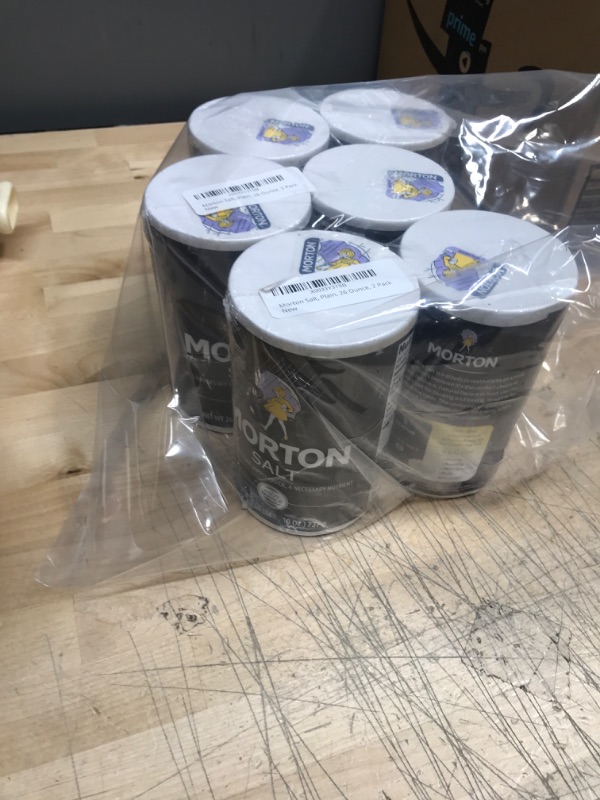 Photo 2 of ***NON-REFUNDABLE***
NO EXPRATION DATE PRINTED
Morton Salt Regular Salt, 26 Oz, Pack of 6
