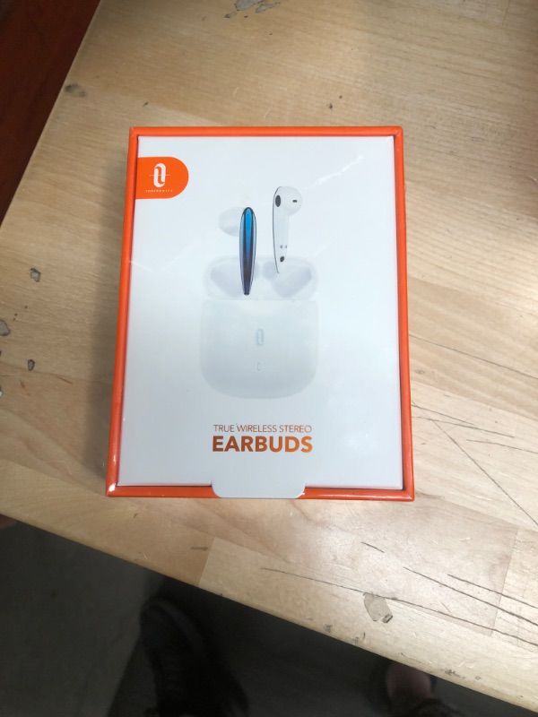 Photo 1 of Wireless Earbuds TaoTronics SoundLiberty 80, Bluetooth 5.0 Earbuds with Ai Noise Canceling Mic, Support aptX Stereo Audio, Voice and Touch Control, in