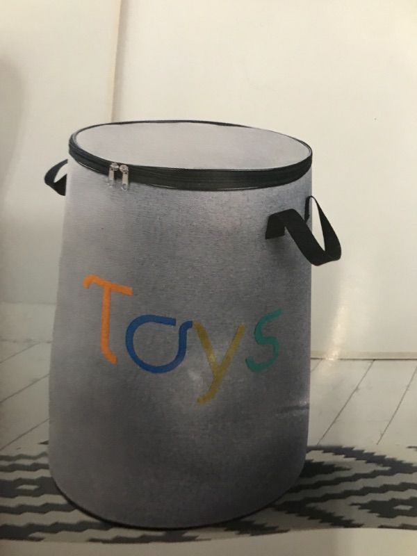 Photo 1 of 16 IN TALL BY 14 IN DIAMETER COLLAPSABLE TOY BIN