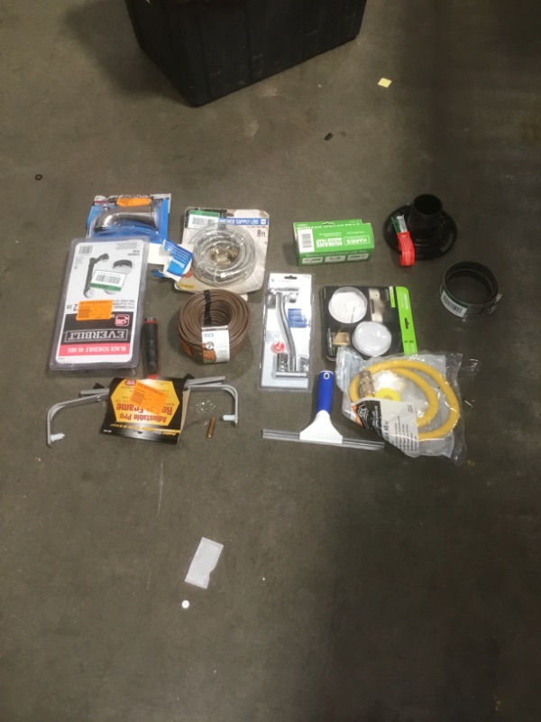 Photo 1 of ***NO REFUNDS *** 
BUNDLE OF ASSORTED HOME , ELECTRICAL &  PLUMBING ITEMS 
