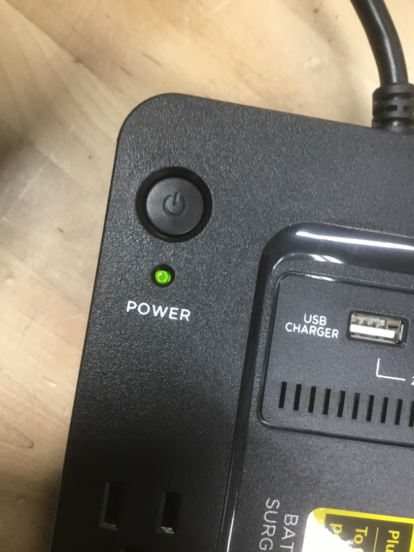 Photo 3 of CyberPower
650VA 8-Outlet UPS Battery Backup with USB