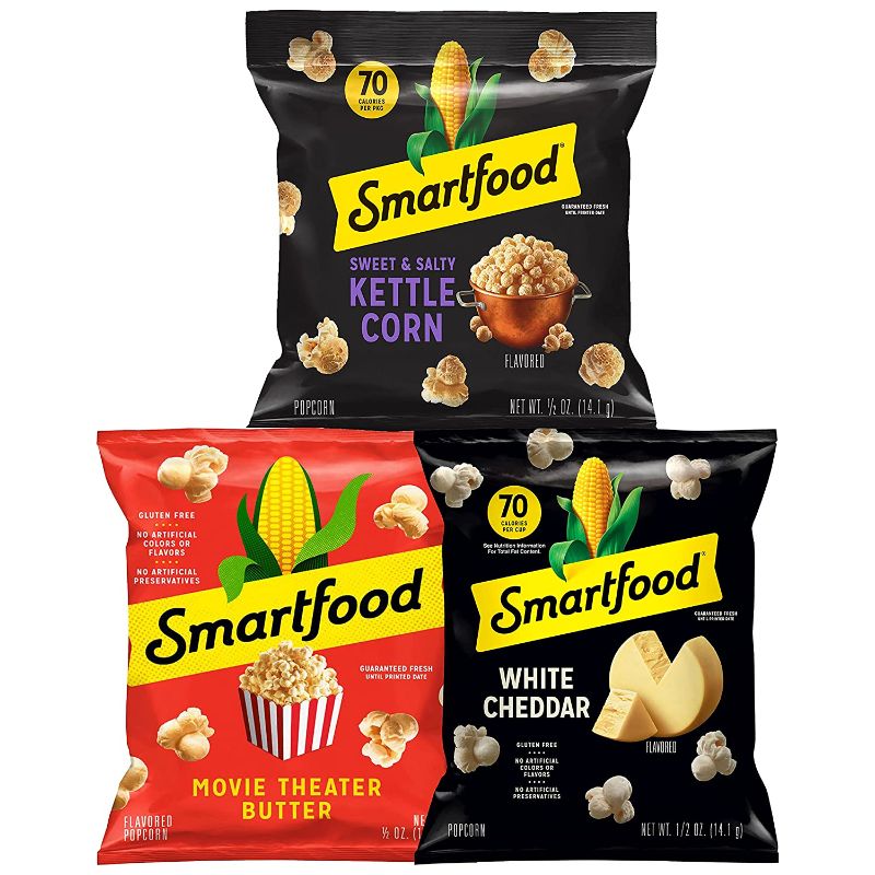 Photo 1 of USE BY 2/22/2022
Smartfood Popcorn Variety Pack, 0.5 Ounce (Pack of 40)
NO REFUNDS
