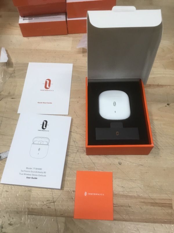 Photo 1 of STILL FACTORY WRAPPED/SEALED
TWS SoundLiberty 80, Bluetooth 5.0 Earbuds with AI Noise Canceling Mic