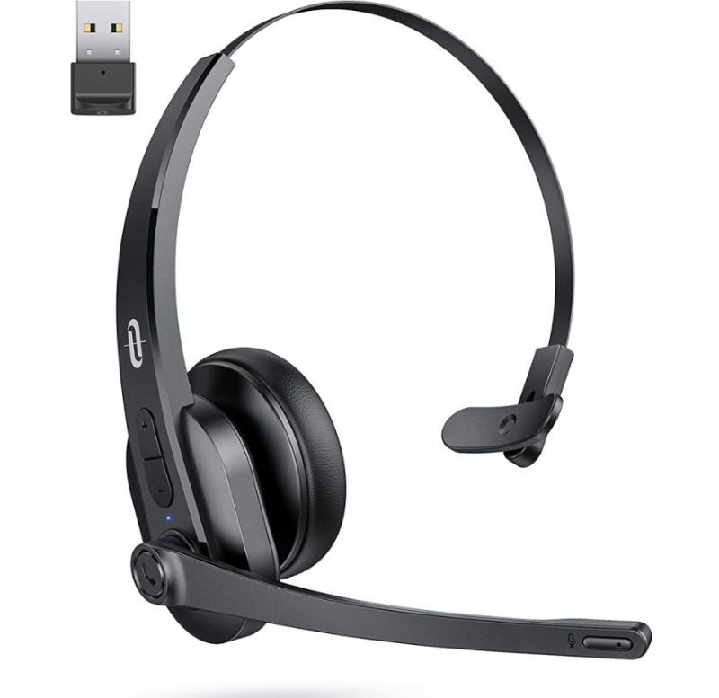 Photo 1 of TAOTRONICS
Wireless Headset with Microphone, Mute Button, Noise Cancelling Mic ( With USB Adapter )
