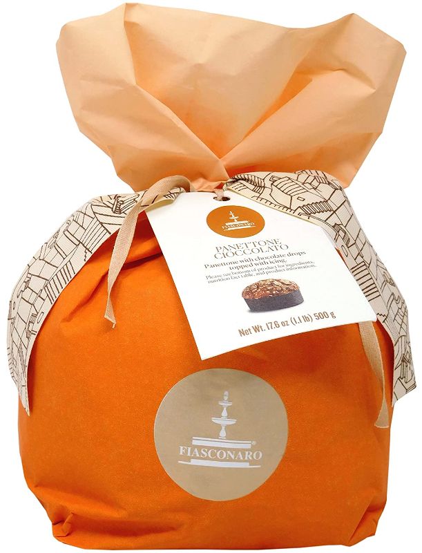 Photo 1 of ** NO EXP DATE PRINTED** SOLD AS IS, NON-REFUNDABLE
Fiasconaro Cioccolato Chocolate Panettone, 1.1 Pound (500 g)
