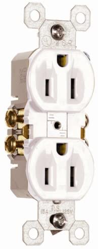 Photo 1 of **PACK OF 2**
Legrand-Pass & Seymour 3232WCP TradeMaster 15 Amp/125-Volt AC Duplex Receptacle, White, 10-Pack
