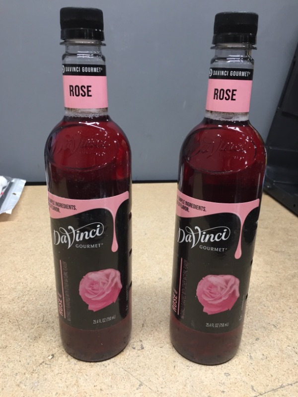 Photo 1 of 2 pack DaVinci Gourmet Rose Syrup, 25.4 Ounces
