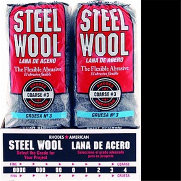 Photo 1 of 2 pack #3 Rhodes American Steel Wool Pad Course, PK 16