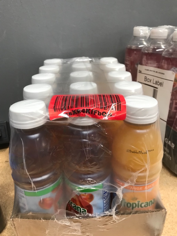 Photo 3 of *** EXP: JULY 10 2022**  ** NON-REFUNDABLE**  ** SOLD AS IS **
Tropicana 100% Juice, Apple and Orange Juice Variety Pack, 10 Fl Oz (Pack of 15)
