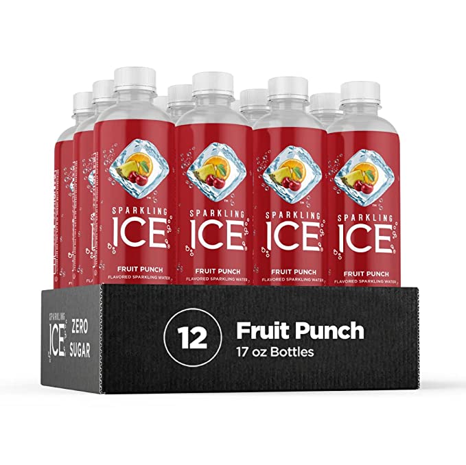 Photo 1 of ** EXP: FEB 20 2022**  ** NON-REFUNDABLE**  ** SOLD AS IS **
Sparkling Ice, Fruit Punch Sparkling Water, with Antioxidants and Vitamins, Zero Sugar, 17 fl oz Bottles (Pack of 12)
