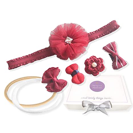 Photo 1 of ** SETS OF 3**
Baby Girl Tiny First Hair Bow Clip for Fine Hair Non Slip Pins Headbands Gift Set (Cherry)
