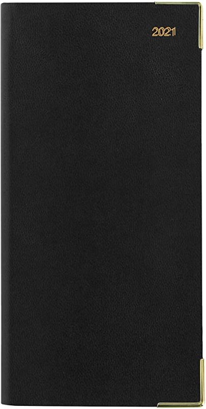 Photo 1 of ** SETS OF 3**
Letts Classic Week to View 2021 Planner with Gold Corners, Horizontal, Black, 6.625 x 3.25 inches (C32SBK-21)

