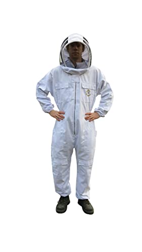 Photo 1 of Apiary Additions Beekeeping Suit with Fencing Veil and Metal Zip (XXL)
