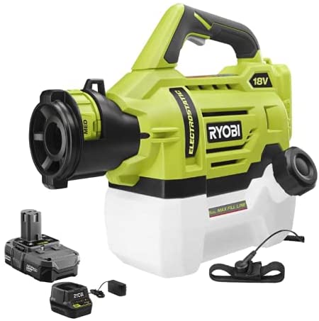 Photo 1 of RYOBI - ONE+ 18V Cordless Electrostatic 0.5 Gal Sprayer with 2.0 Ah Battery and Charger - P2890
