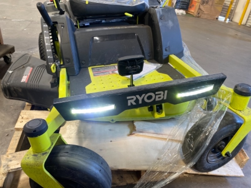 Photo 5 of RYOBI 42 in. 100 Ah Battery Electric Riding Zero Turn Mower