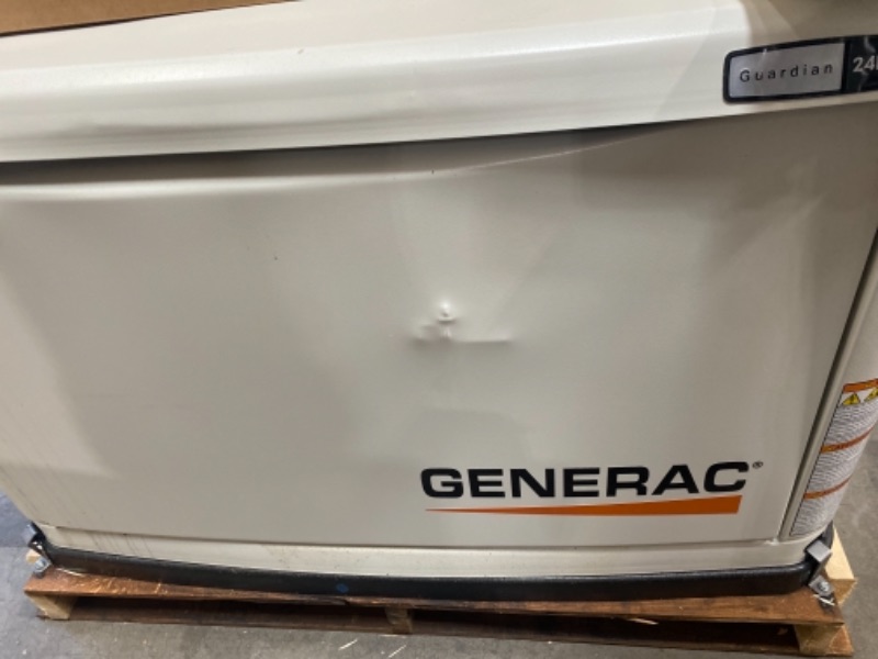 Photo 7 of Generac Guardian 24,000-Watt (LP)/21,000-Watt (NG) Air-Cooled Whole House Generator with Wi-Fi and 200-Amp Transfer Switch