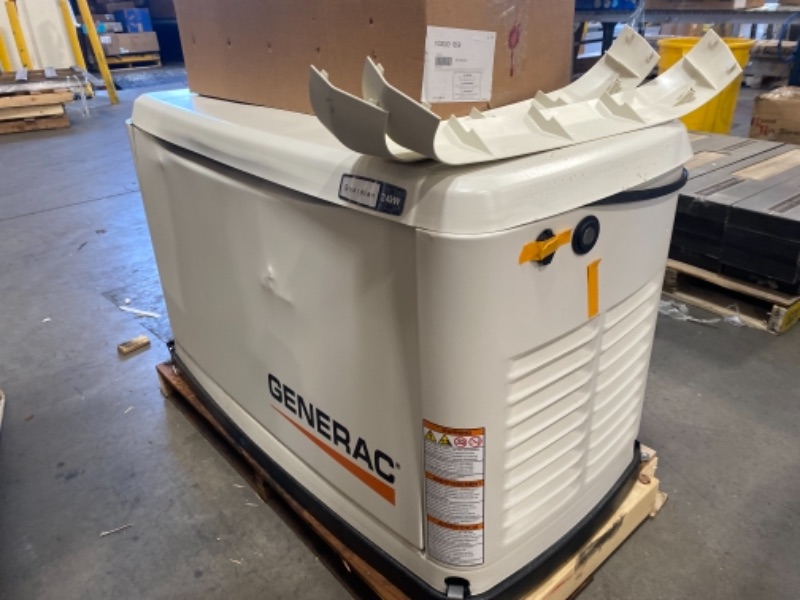 Photo 6 of Generac Guardian 24,000-Watt (LP)/21,000-Watt (NG) Air-Cooled Whole House Generator with Wi-Fi and 200-Amp Transfer Switch