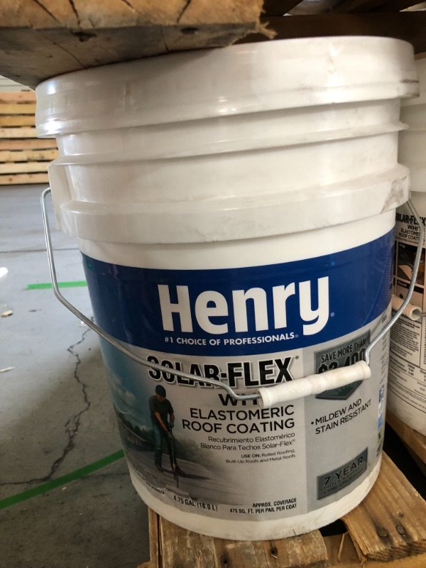 Photo 1 of Henry 4.75 Gal. Acrylic Reflective Elastomeric Roof Coating