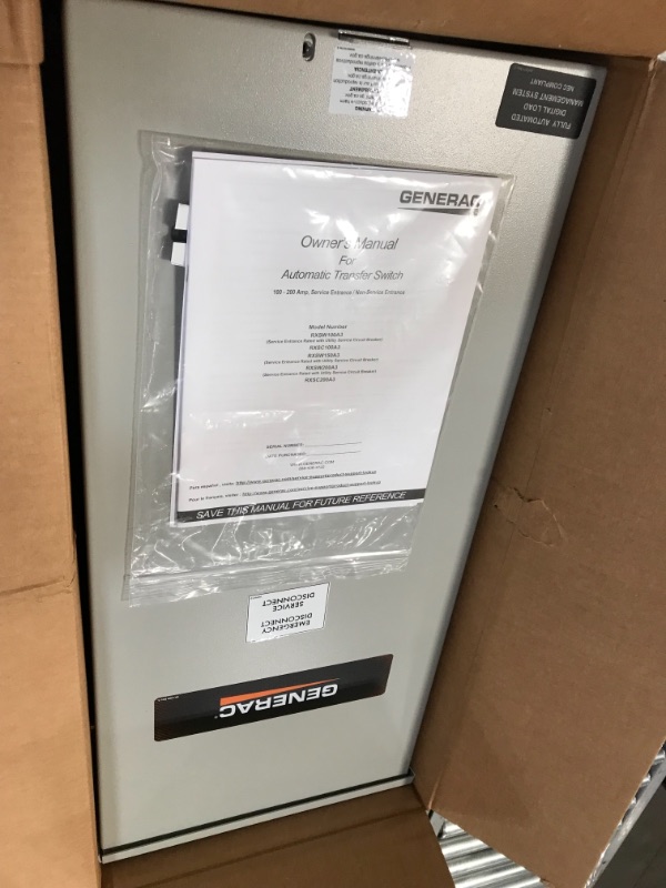 Photo 1 of Generac Circuit Automatic Transfer Switch