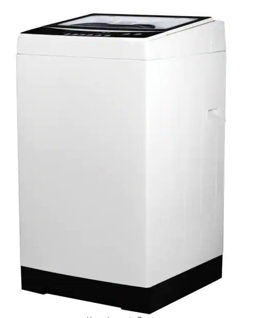 Photo 1 of BLACK+DECKER 20.3 in. 1.7 cu. ft. 6-Cycle Portable Top Load Electric Washing Machine in white