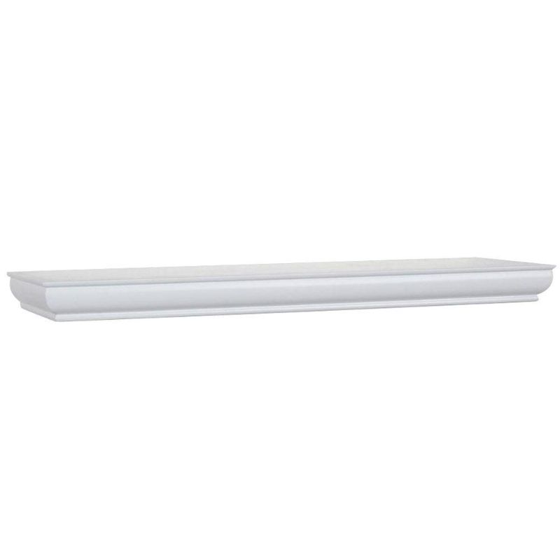 Photo 1 of **HARDWARE MISSING**
Home Decorators Collection 42 in. Floating Shelf, White