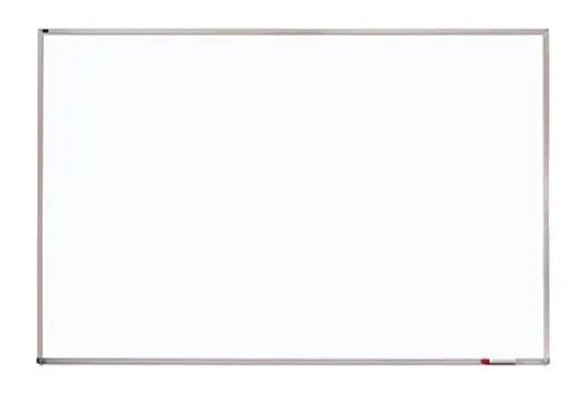 Photo 1 of DAMAGED: Quartet® Non-Magnetic Melamine Dry-Erase Whiteboard, 72" x 48", Aluminum Frame With Silver Finish
