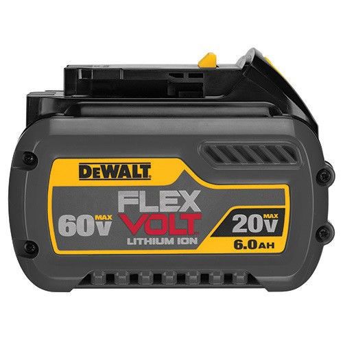 Photo 1 of "DeWALT DCB606 20V/60V FLEXVOLT 6.0Ah Durable Battery Pack"
