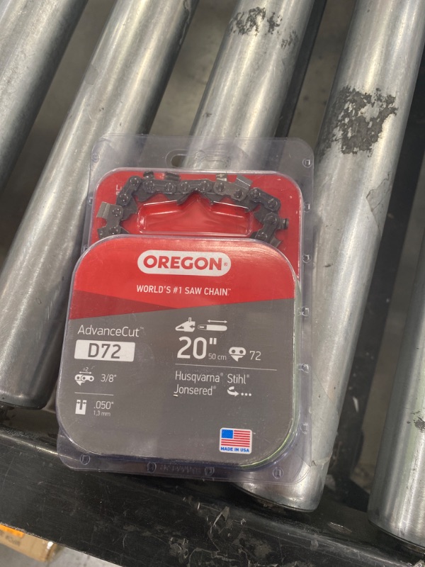 Photo 2 of 
Oregon
D72 Chainsaw Chain for 20 in. Bar Fits Echo, Husqvarna, Stihl, Dolmar, Jonsered, Stihl, Remington and more