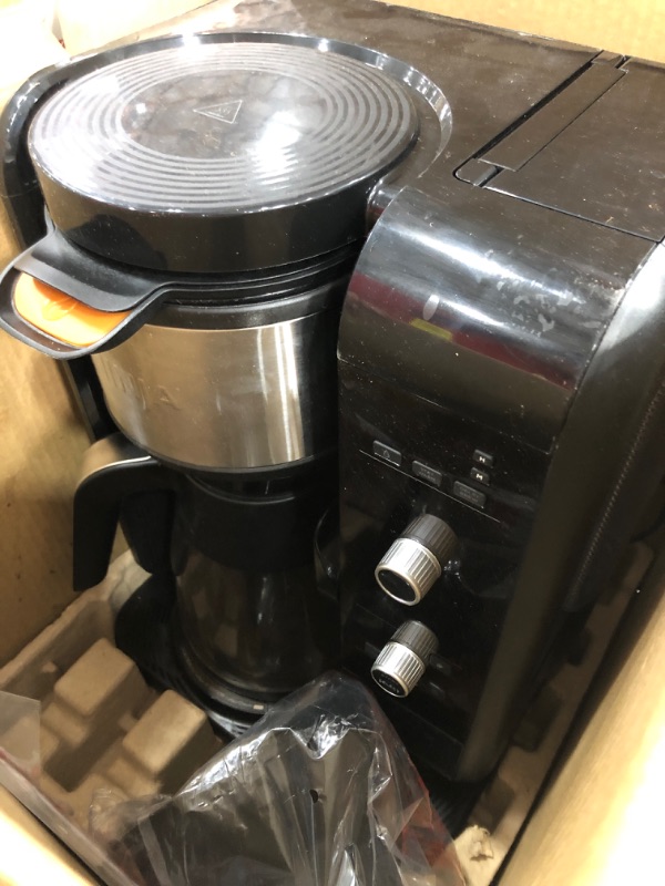 Photo 1 of Ninja Hot and Cold Brewed System, Auto-iQ Tea and Coffee Maker with 6 Brew Sizes, 5 Brew Styles, Frother, Coffee & Tea Baskets with Glass Carafe (CP301)
