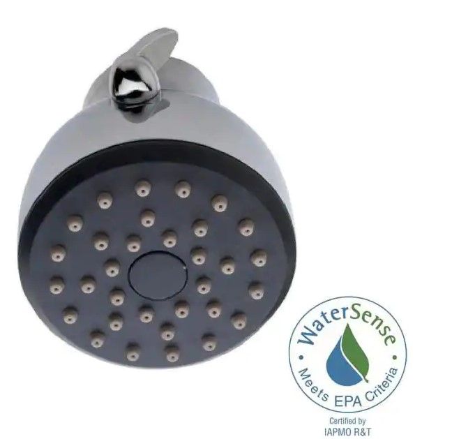 Photo 1 of 
3 PACK - Pfister
Eco-Friendly 2-Spray 3 in. Single Wall Mount Fixed Rain Shower Head in Polished Chrome