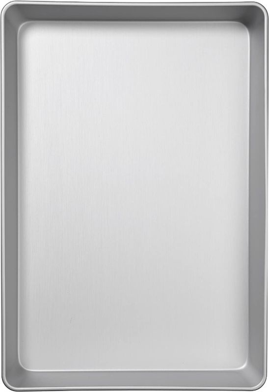 Photo 1 of 2 PACK - Wilton Performance Pans Aluminum Large Sheet Cake Pan, 12 x 18-Inch, Aluminum
